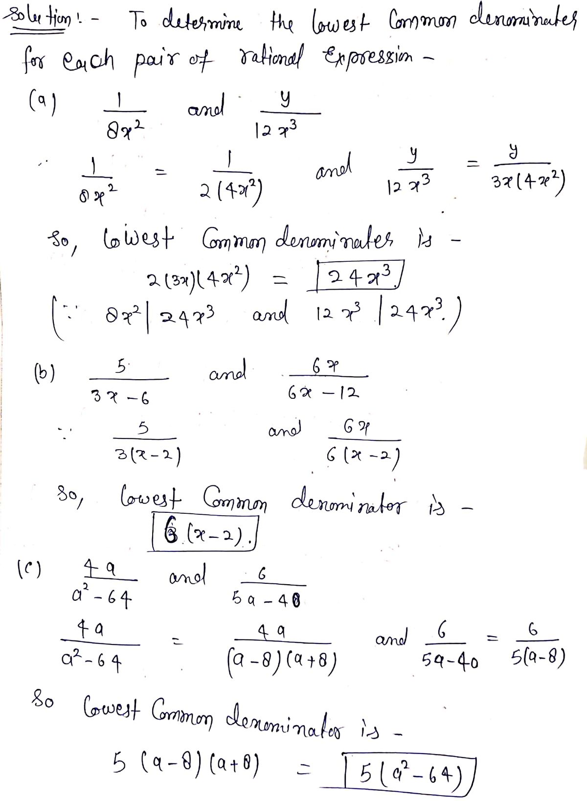 Algebra homework question answer, step 1, image 1